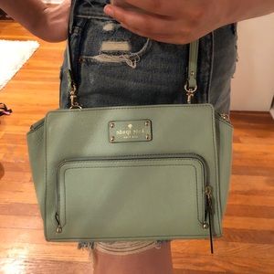 Like new Mint Green Kate Spade crossbody bag